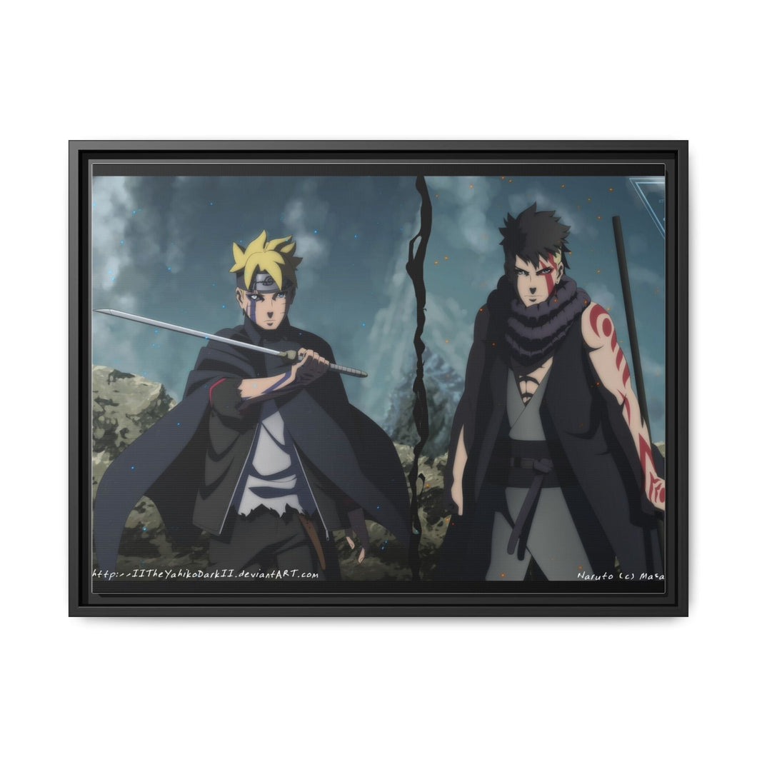Anime Boruto Canvas Framed Art Print