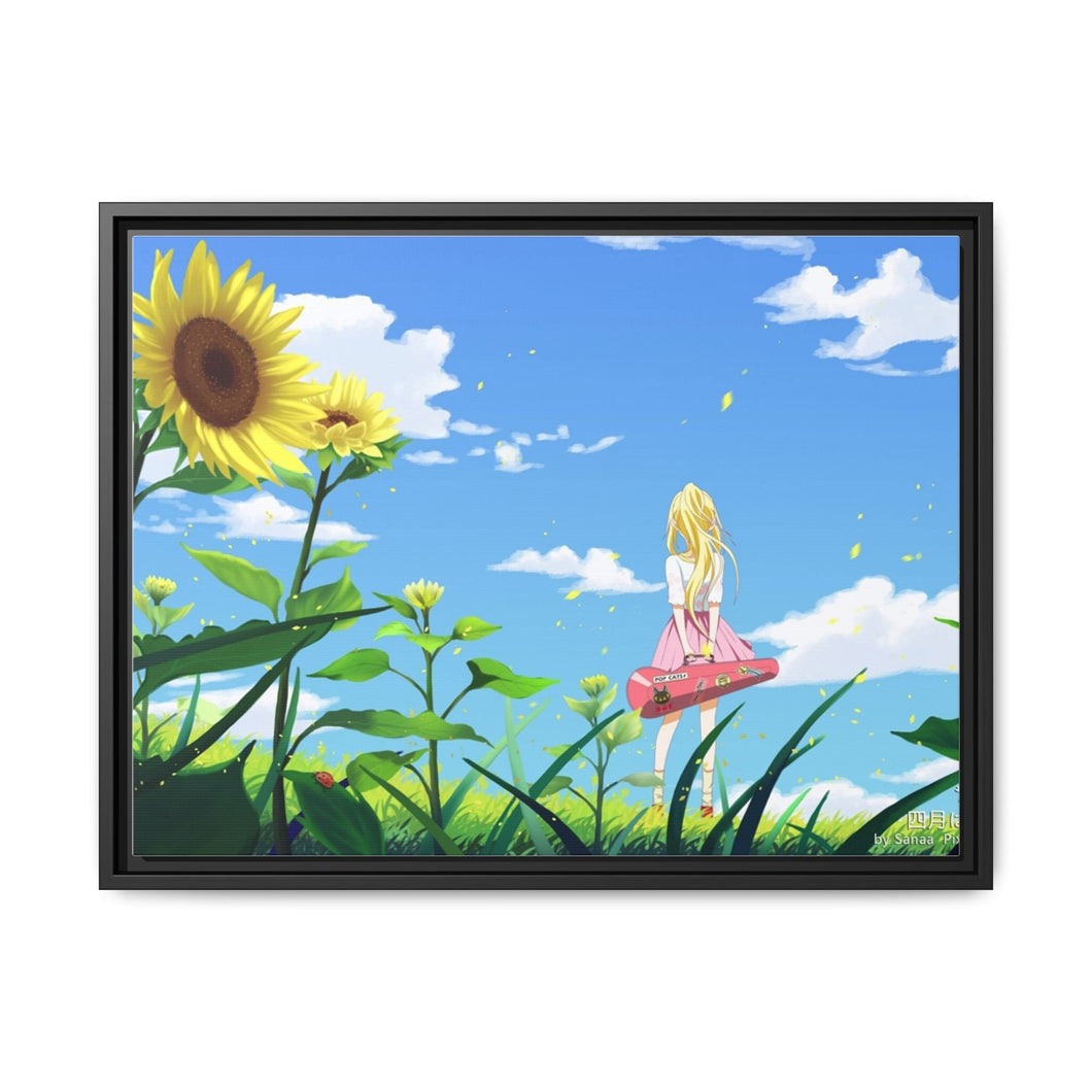 Anime Your Lie in April Canvas Framed Art Print