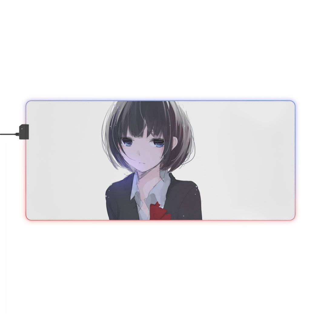 Kuzu No Honkai Hanabi Yasuraoka RGB LED Mouse Pad (Desk Mat)