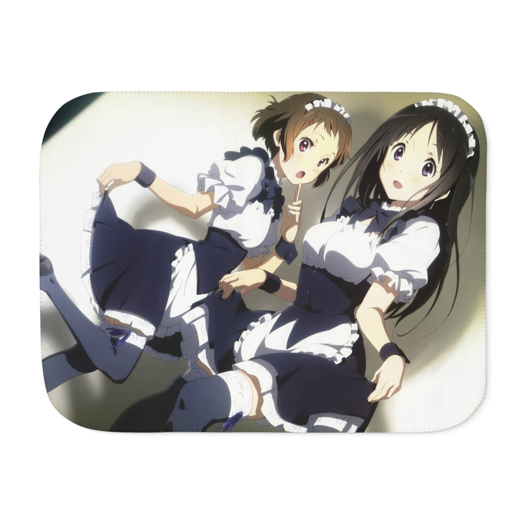 Eru Chitanda And Mayaka Ibara Maid Dress Sherpa Blanket