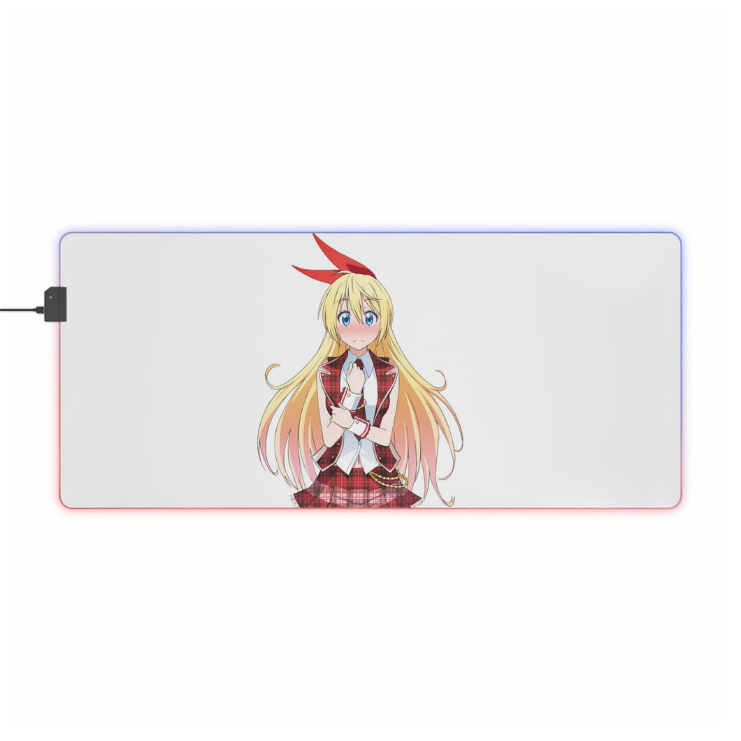 Nisekoi Chitoge Kirisaki RGB LED Mouse Pad (Desk Mat)