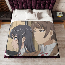 Load image into Gallery viewer, Couple in a Date Sherpa Blanket
