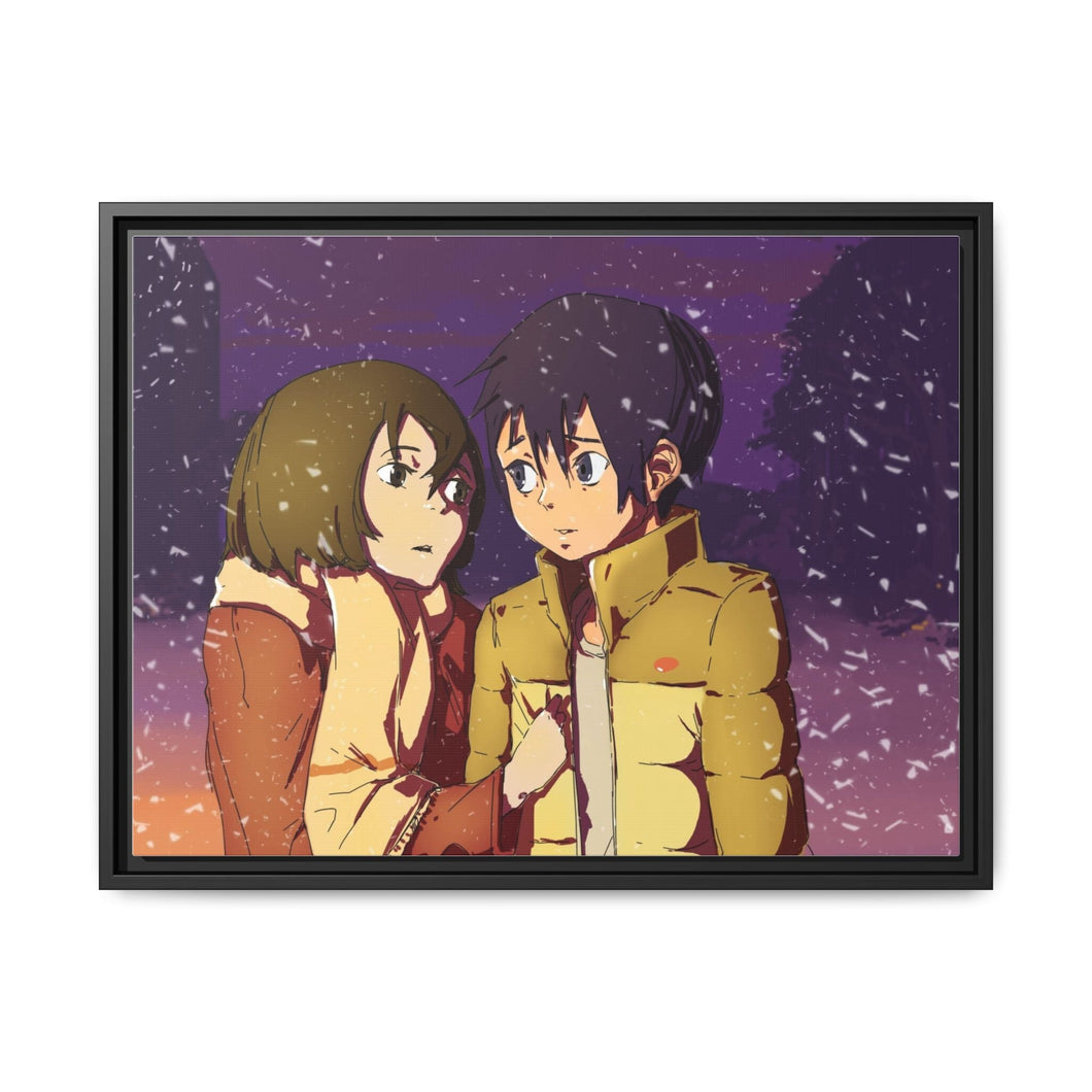 Anime ERASEDr Canvas Framed Art Print