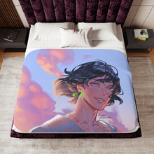 Load image into Gallery viewer, Anime Howl&#39;s Moving Castle Sherpa Blanket
