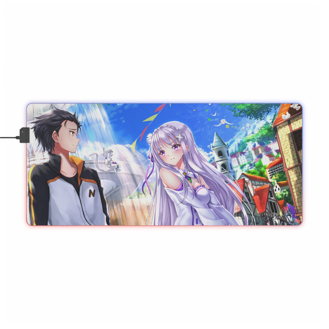 Anime Re:ZERO -Starting Life in Another World- RGB LED Mouse Pad (Desk Mat)