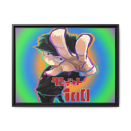 Psychedelic 100 Canvas Framed Art Print