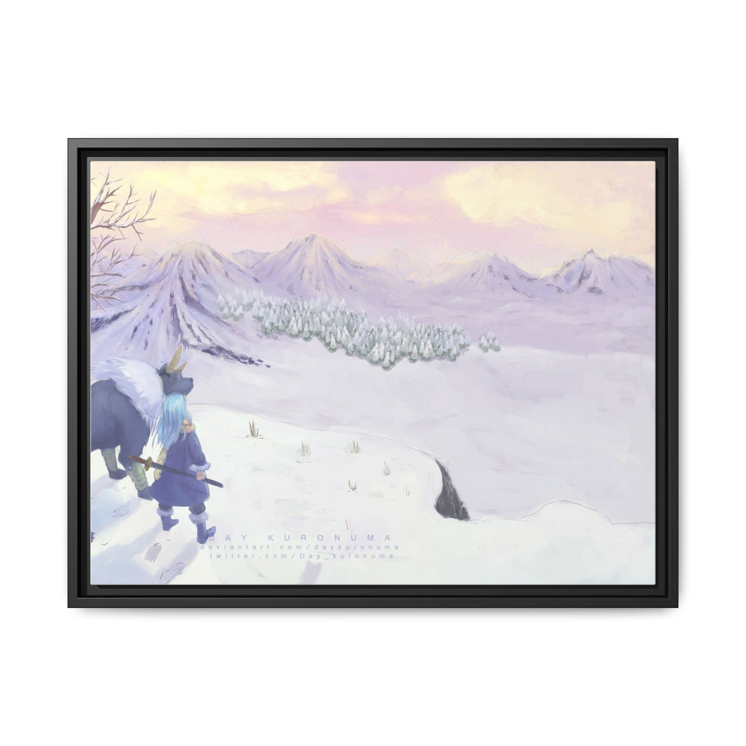 Anime That Time I Got Reincarnated as a Slime Canvas Framed Art Print