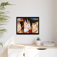 Load image into Gallery viewer, Luffy, Sabo, Ace Canvas Framed Art Print
