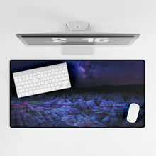 Load image into Gallery viewer, Danxia Landform Mountains in China at Night Mouse Pad (Desk Mat)
