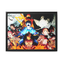 Load image into Gallery viewer, Blue Exorcist Rin Okumura, Yukio Okumura, Kuro, Shura Kirigakure, Shiemi Moriyama Canvas Framed Art Print
