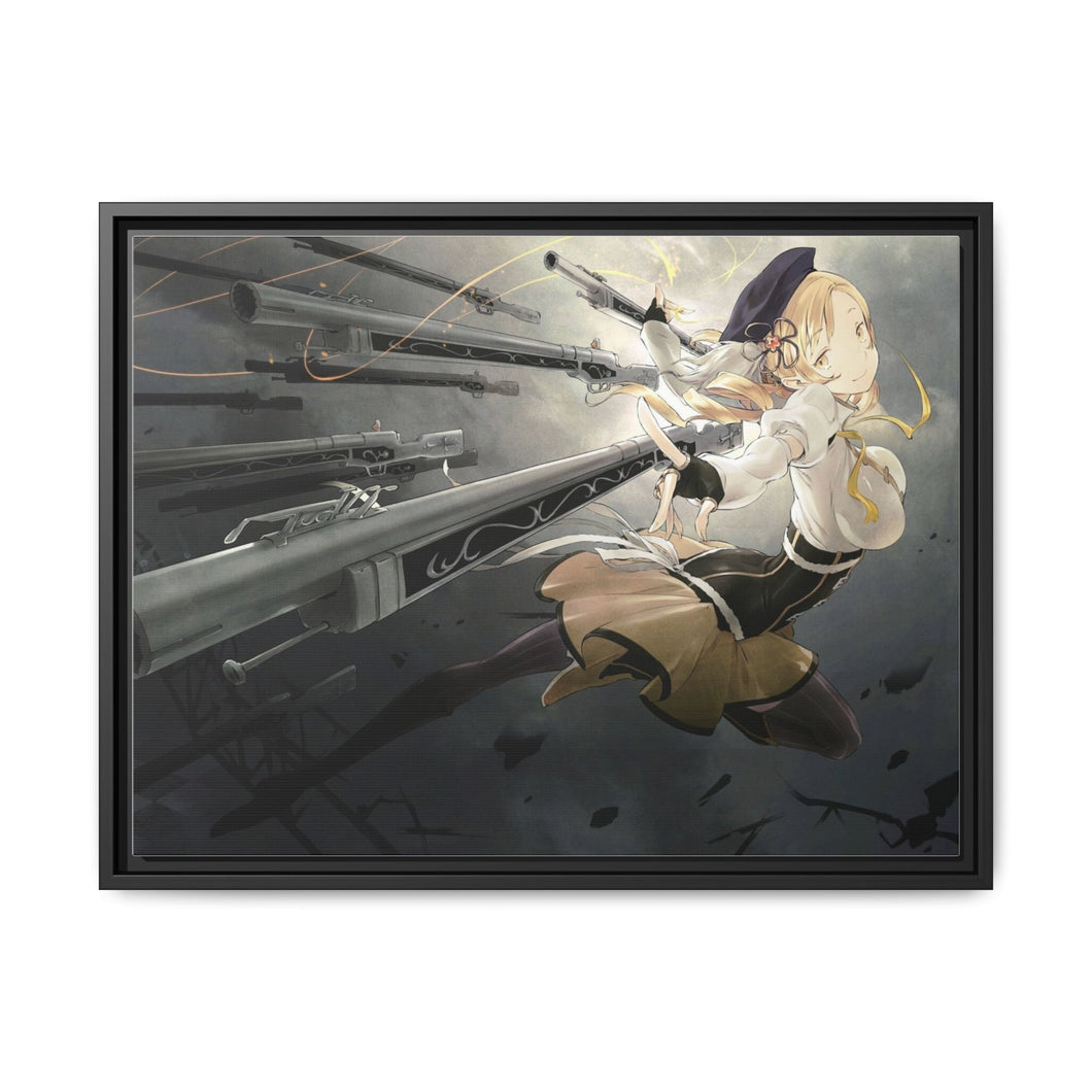 Puella Magi Madoka Magica Canvas Framed Art Print