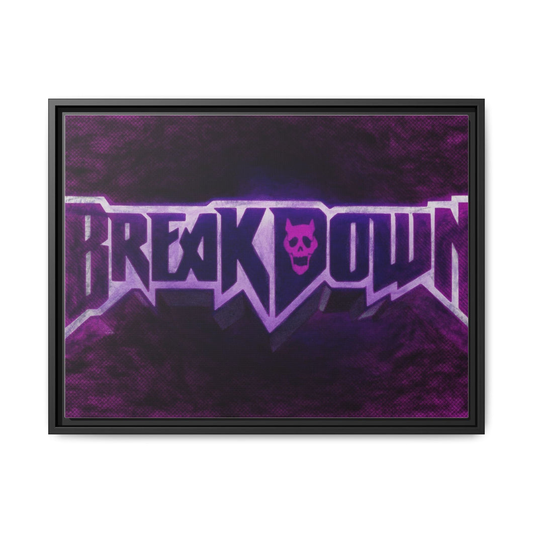 Anime Jojo's Bizarre Adventure Canvas Framed Art Print