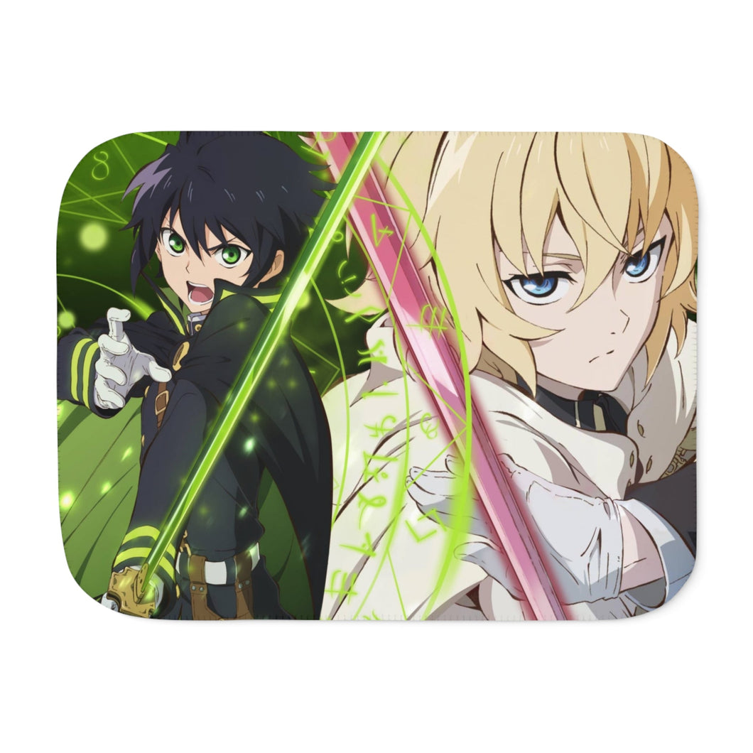 Anime Seraph of the End Sherpa Blanket
