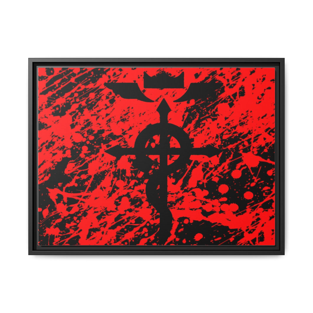 Full Metal Bleed Canvas Framed Art Print