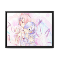 Anime Re:ZERO -Starting Life in Another World- Canvas Framed Art Print