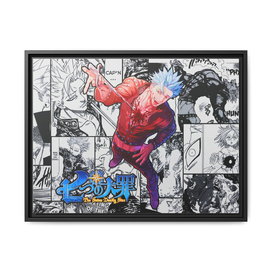 The Seven Deadly Sins Canvas Framed Art Print