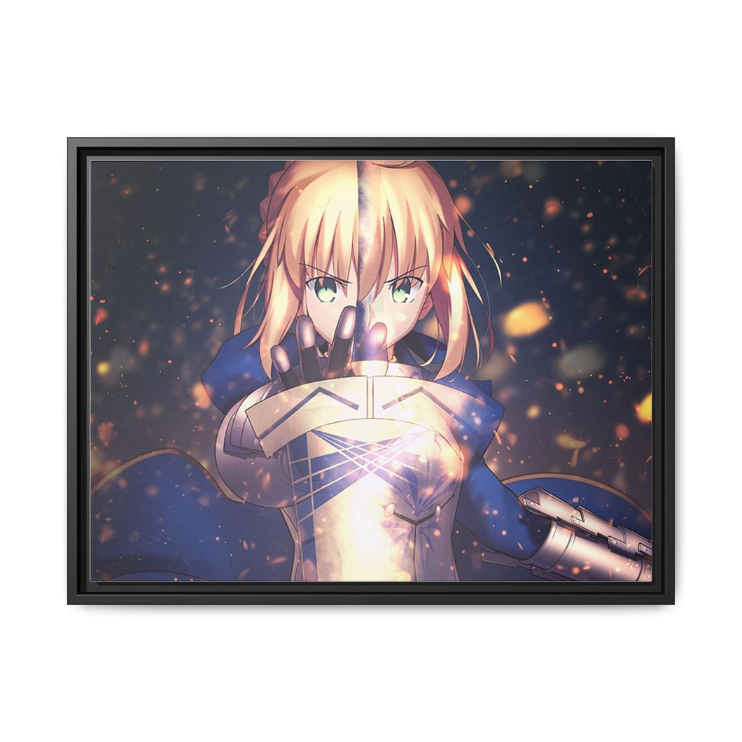 Anime Fate/Stay Night Canvas Framed Art Print