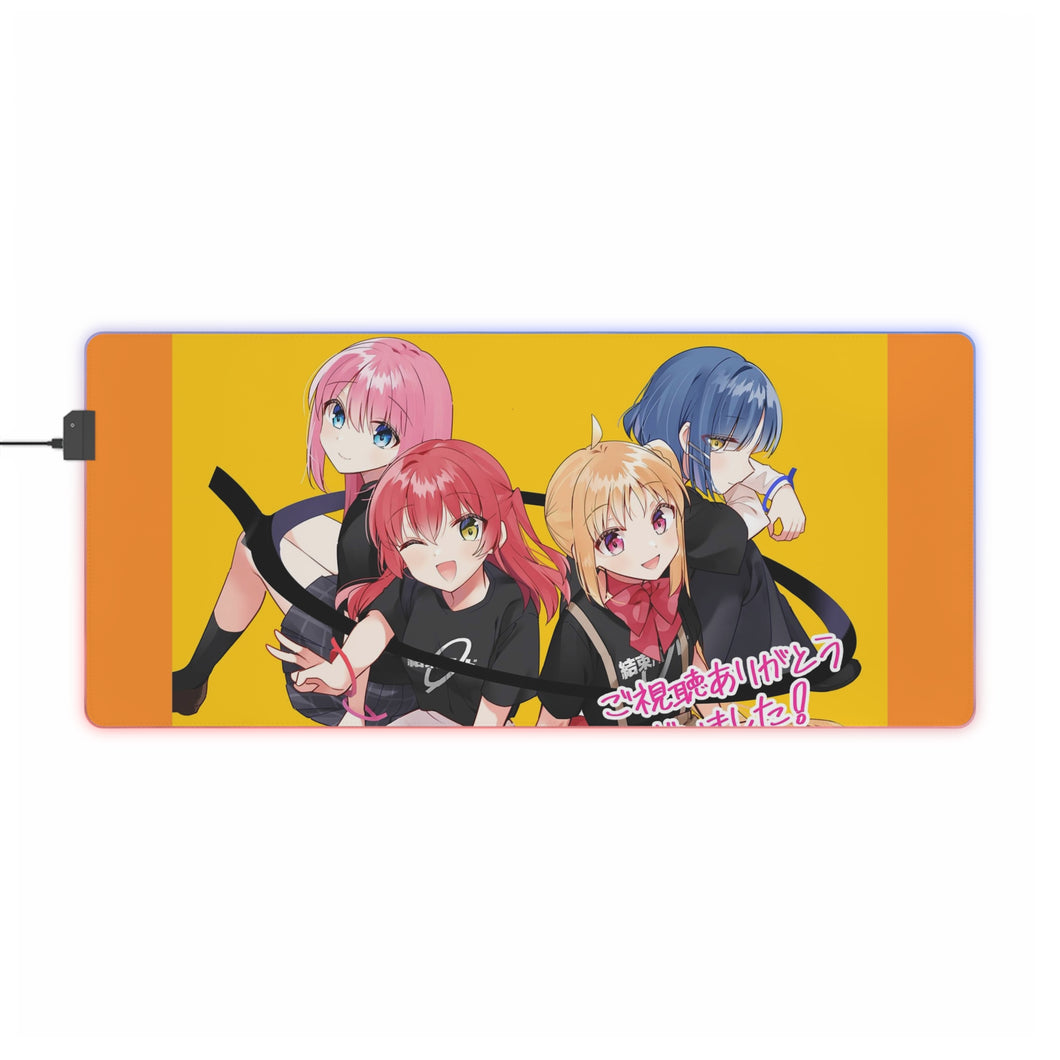 Bocchi the Rock RGB LED Mouse Pad (Desk Mat)
