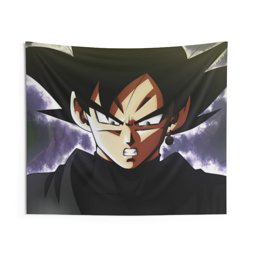 Black Indoor Wall Tapestry