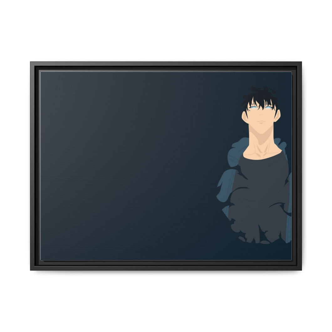 Anime Solo Leveling Canvas Framed Art Print