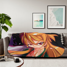 Load image into Gallery viewer, Anime Highschool Of The Dead Sherpa Blanket
