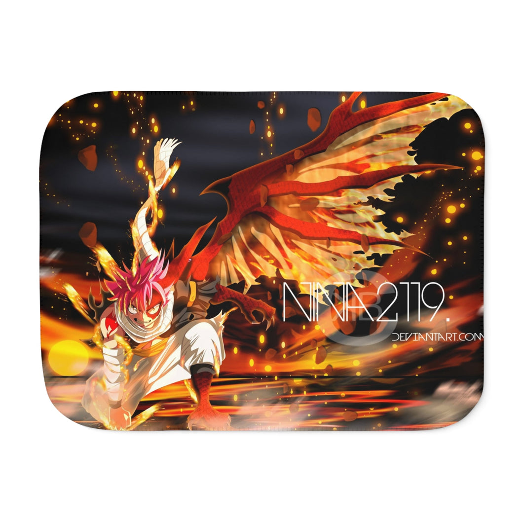Natsu Dragonize Sherpa Blanket