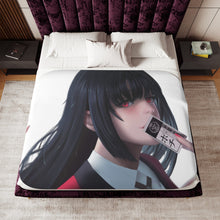Load image into Gallery viewer, Kakegurui Yumeko Jabami Sherpa Blanket
