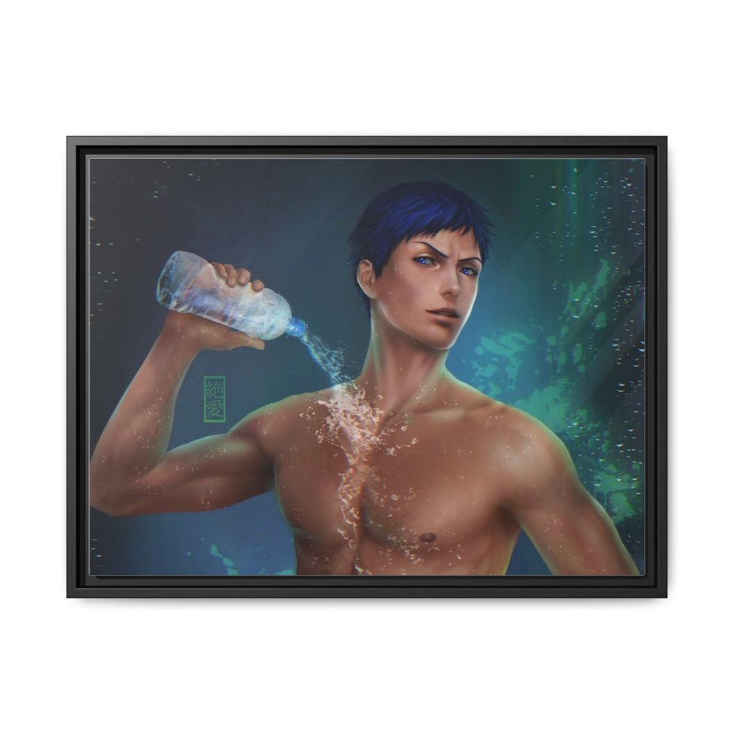 Kuroko's Basketball Daiki Aomine Canvas Framed Art Print