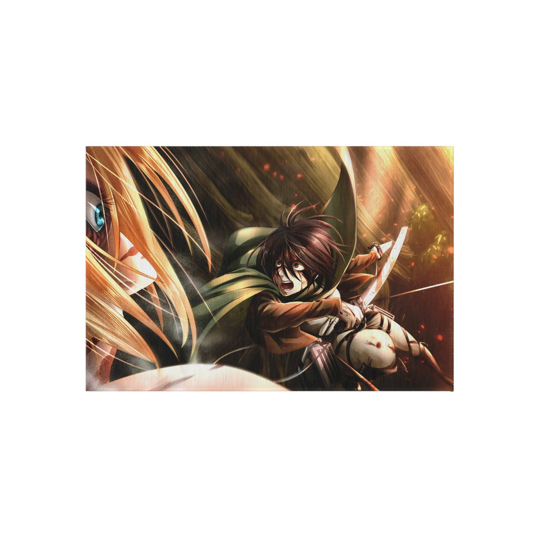 Mikasa Ackerman vs Annie Leonhart (titan) Rug
