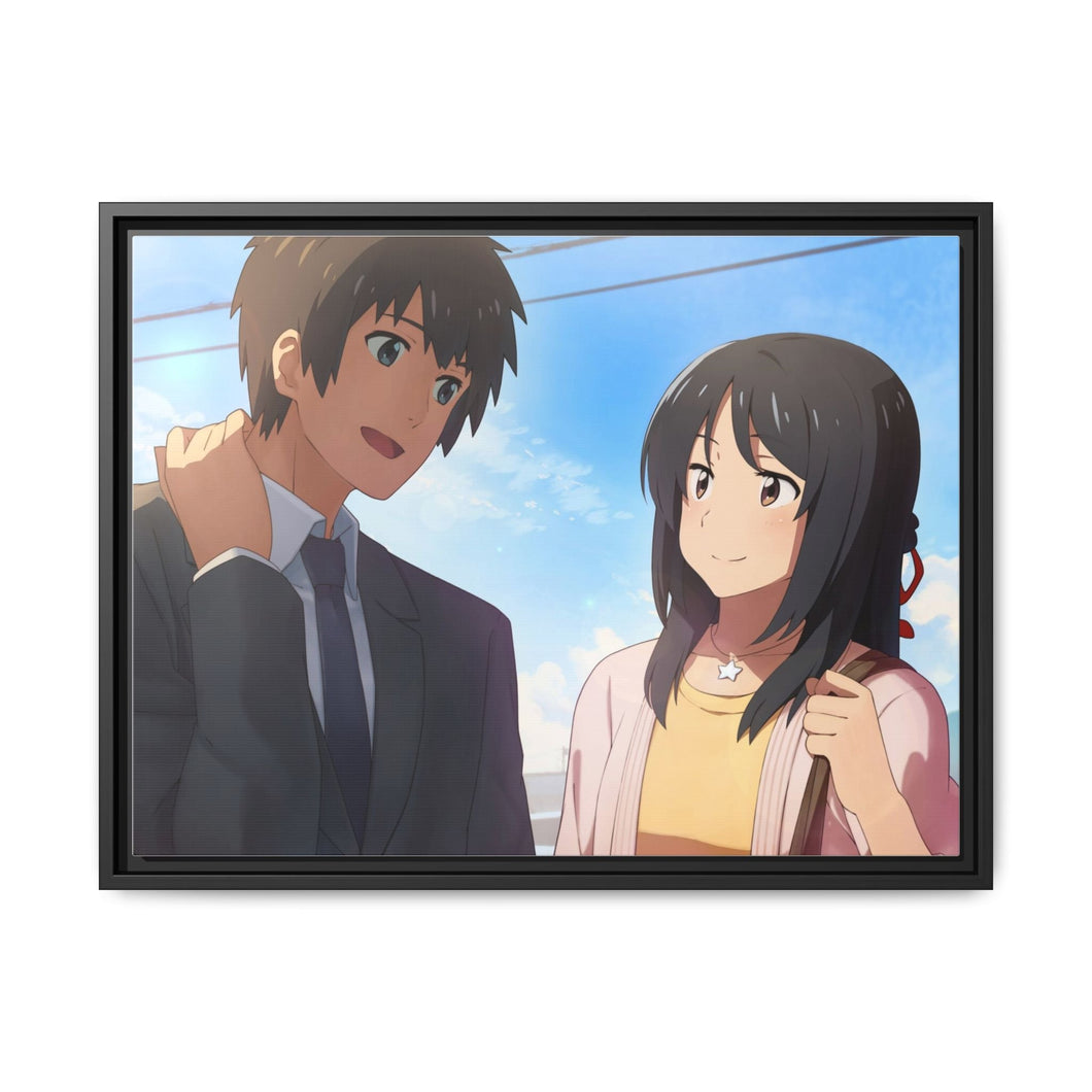 Anime Your Name. Canvas Framed Art Print