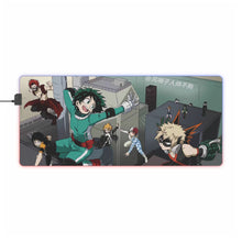 Load image into Gallery viewer, My Hero Academia Izuku Midoriya, Katsuki Bakugou RGB LED Mouse Pad (Desk Mat)
