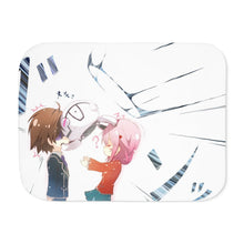 Load image into Gallery viewer, Guilty Crown Inori Yuzuriha Sherpa Blanket
