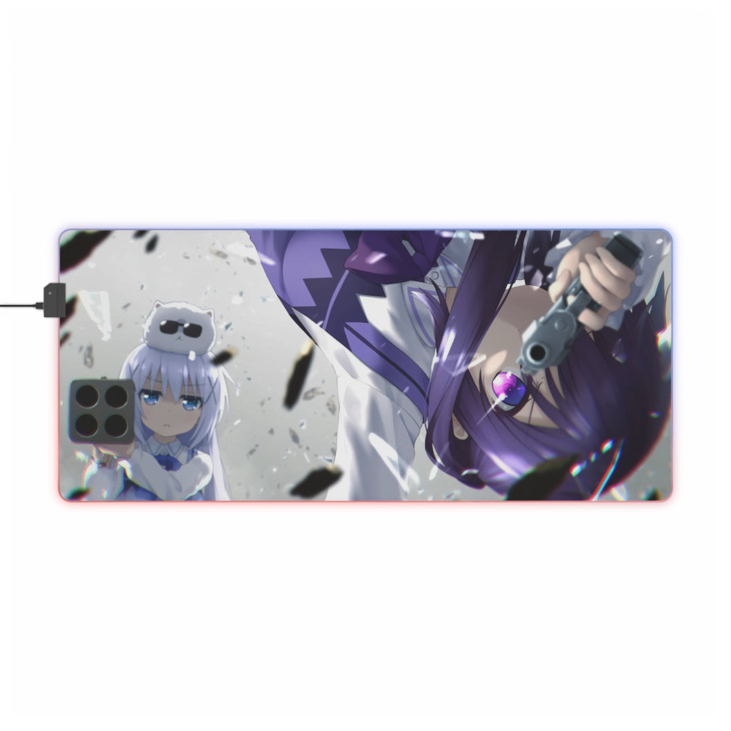 Is The Order A Rabbit? RGB LED Mouse Pad (Desk Mat)