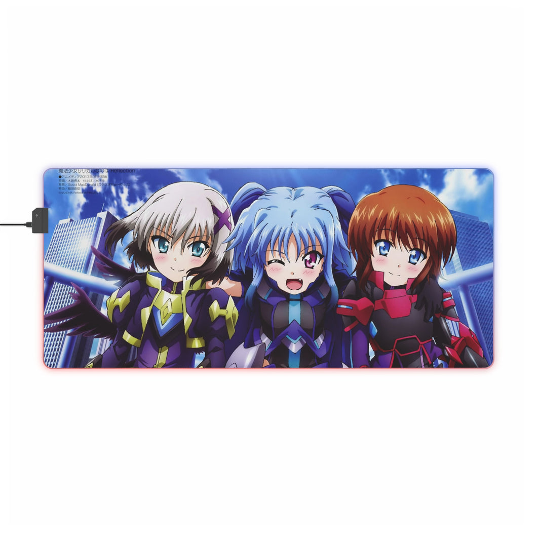 Magical Girl Lyrical Nanoha RGB LED Mouse Pad (Desk Mat)