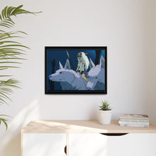 Load image into Gallery viewer, Anime Princess Mononoke Canvas Framed Art Print
