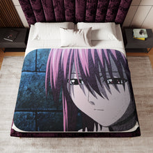 Load image into Gallery viewer, Elfen Lied Sherpa Blanket
