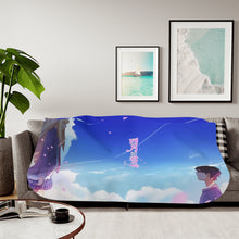 Load image into Gallery viewer, Anime Your Lie in April Sherpa Blanket
