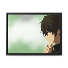 Load image into Gallery viewer, Hōtarō Oreki Face Canvas Framed Art Print
