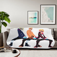 Load image into Gallery viewer, Boruto Sherpa Blanket
