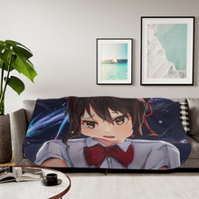 Load image into Gallery viewer, Your Name. Sherpa Blanket
