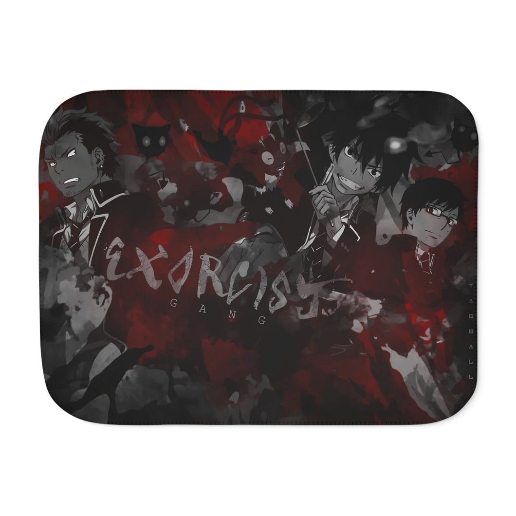 Exorcist Gang/Blue exorcist Sherpa Blanket