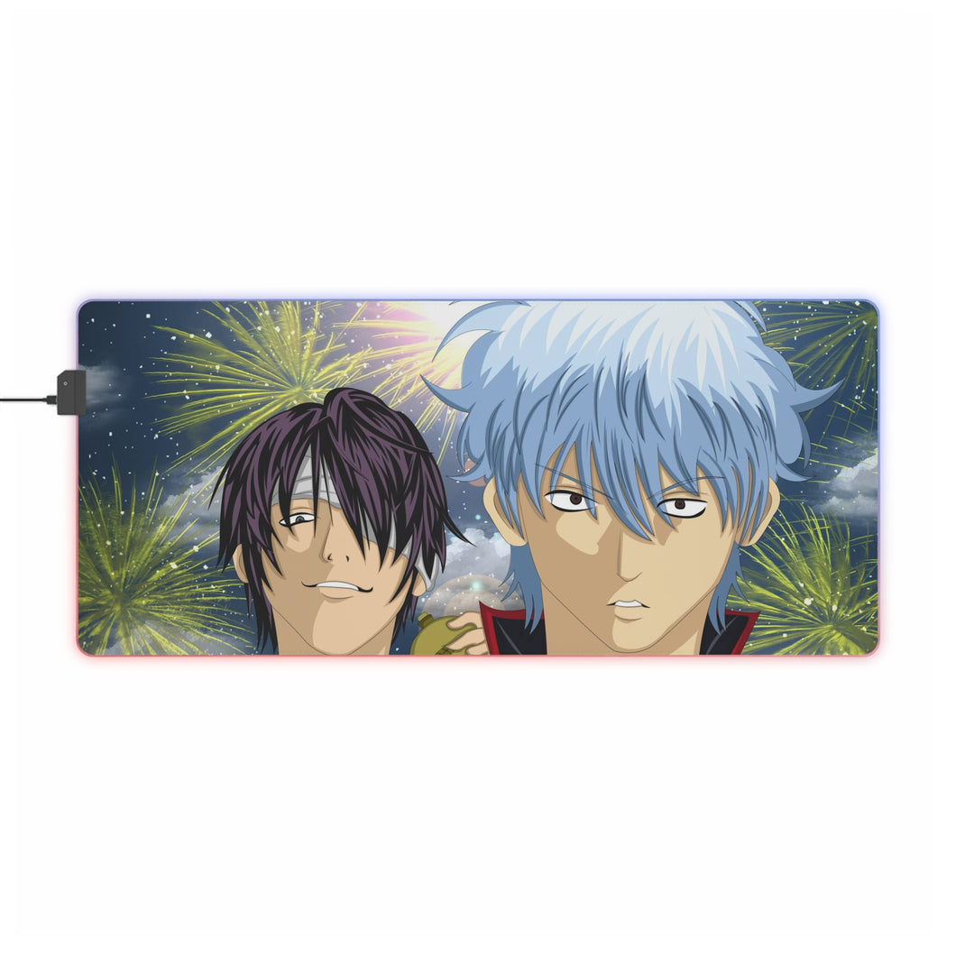 Gintama Gintoki Sakata, Shinsuke Takasugi RGB LED Mouse Pad (Desk Mat)