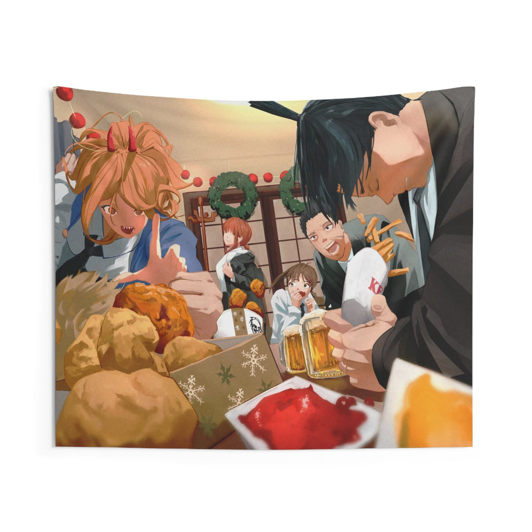 Anime Chainsaw Man Indoor Wall Tapestry