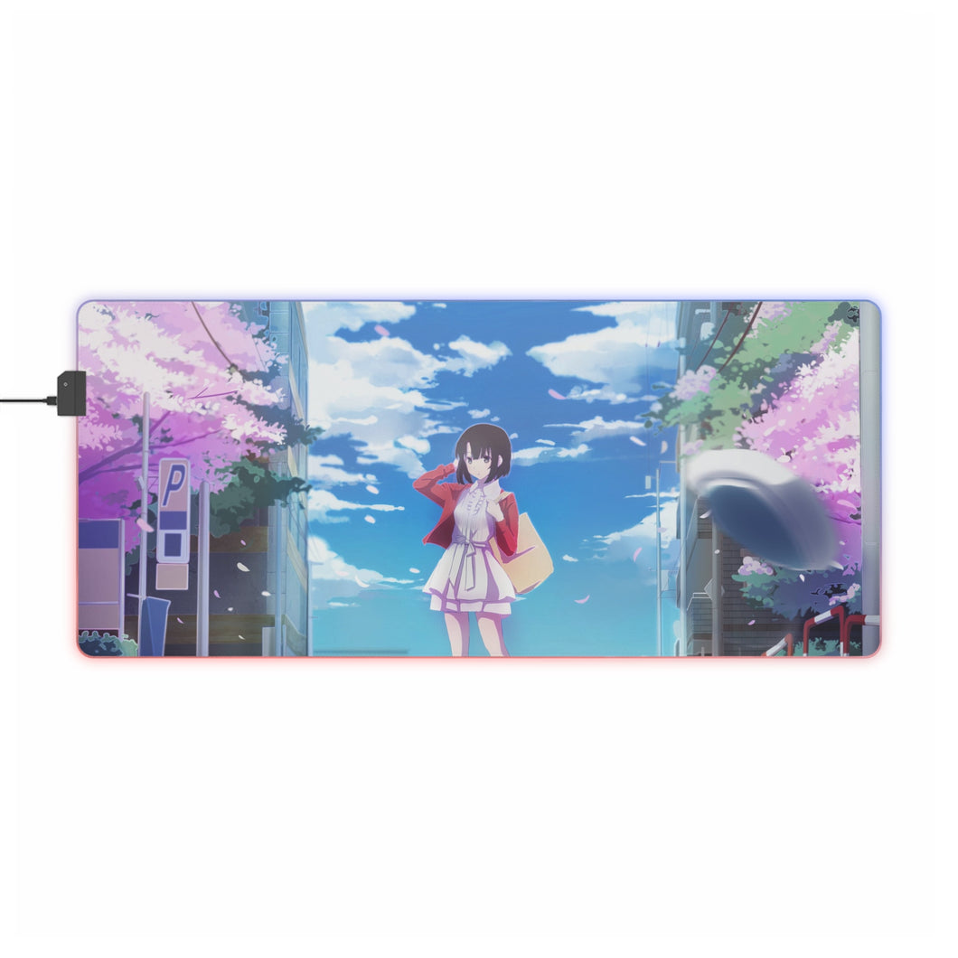 Katou Megumi RGB LED Mouse Pad (Desk Mat)