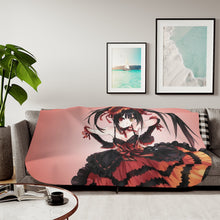 Load image into Gallery viewer, Anime Date A Liver Sherpa Blanket
