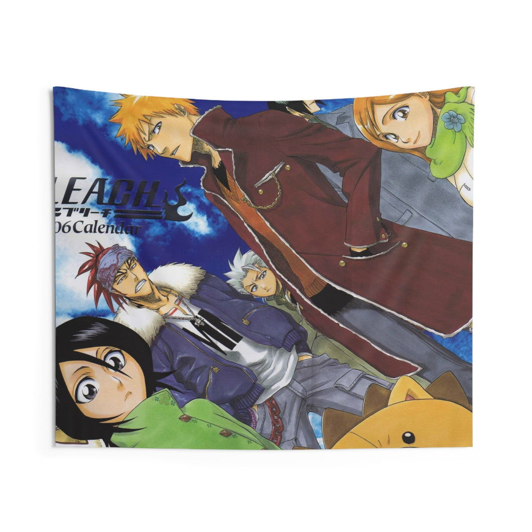 Bleach Ichigo Kurosaki, Rukia Kuchiki, Renji Abarai, Orihime Inoue, Yasutora Sado Indoor Wall Tapestry