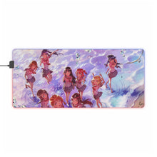 Load image into Gallery viewer, Aqours RGB LED Mouse Pad (Desk Mat)
