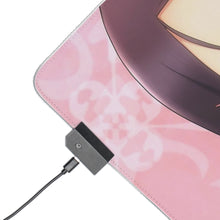 Load image into Gallery viewer, Ayumi Otosaka smilling RGB LED Mouse Pad (Desk Mat)
