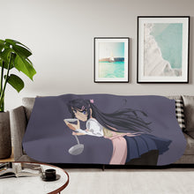 Load image into Gallery viewer, Rascal Does Not Dream Of Bunny Girl Senpai Sherpa Blanket
