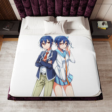 Load image into Gallery viewer, Anime Nisekoi Sherpa Blanket
